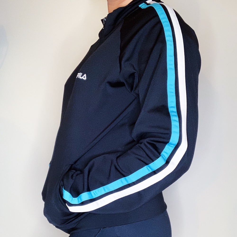 FILA Black Track Jacket